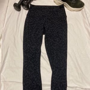 Wunder high rise Lululemon Leopard leggings